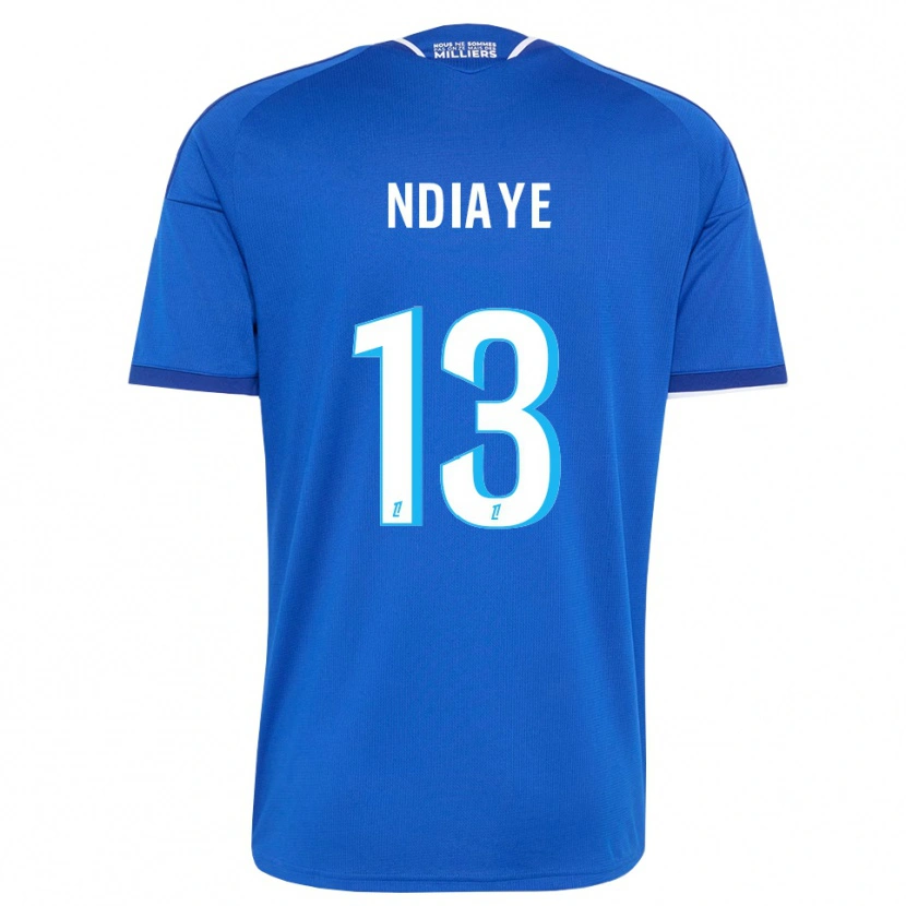 Danxen Homme Maillot Serigne Ndiaye #13 Bleu Royal Blanc Tenues Domicile 2026/27 T-Shirt