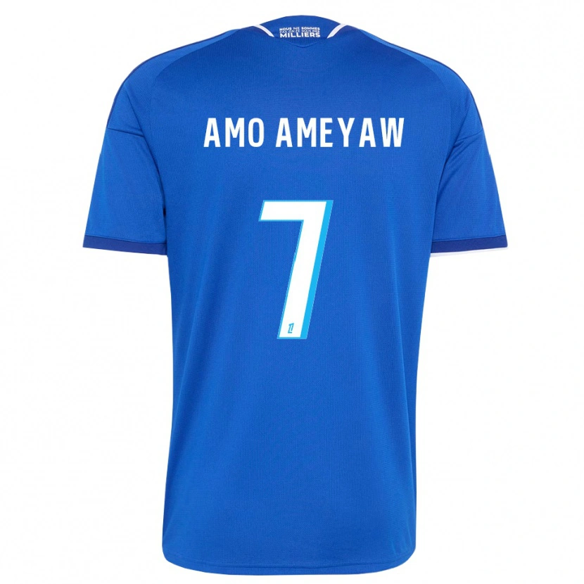 Danxen Homme Maillot Samuel Amo-Ameyaw #7 Bleu Royal Blanc Tenues Domicile 2026/27 T-Shirt
