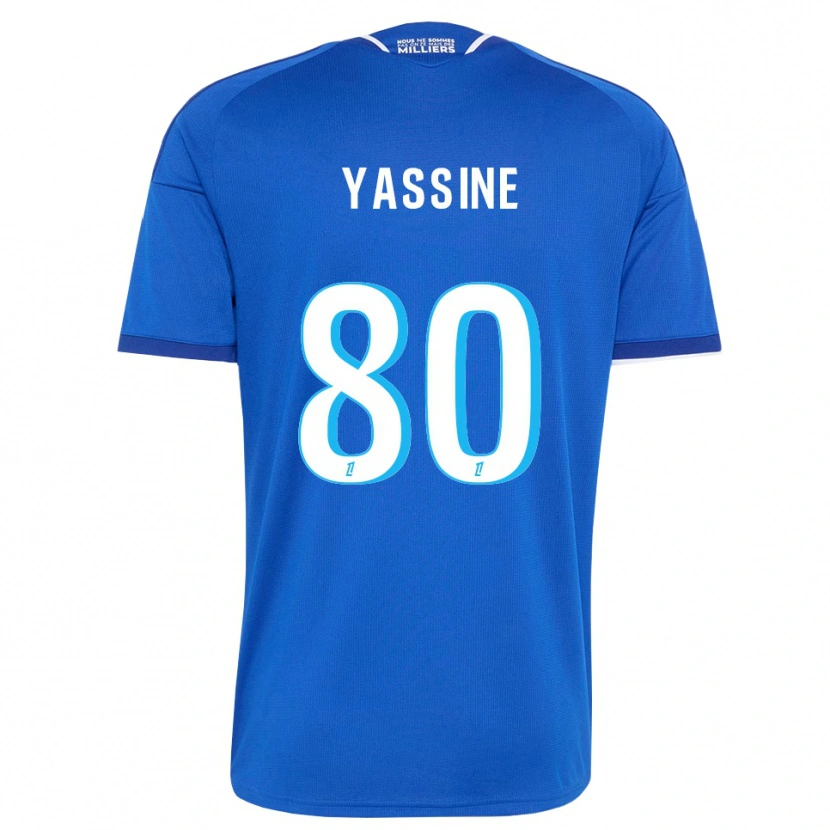 Danxen Homme Maillot Gessime Yassine #80 Bleu Royal Blanc Tenues Domicile 2026/27 T-Shirt