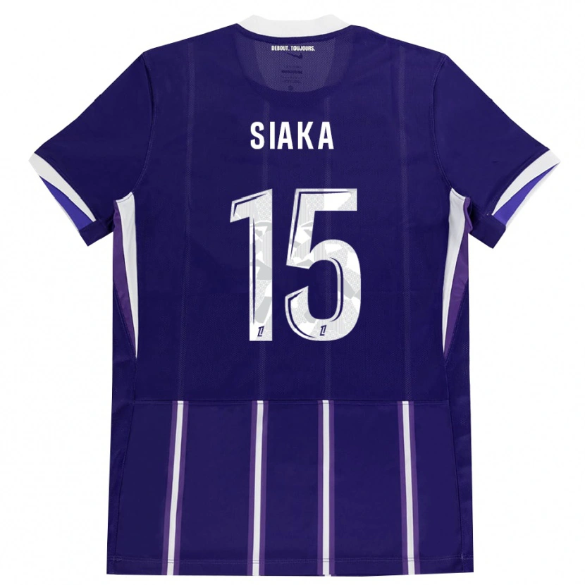 Danxen Homme Maillot Nazihary Siaka #15 Violet Blanc Tenues Domicile 2026/27 T-Shirt