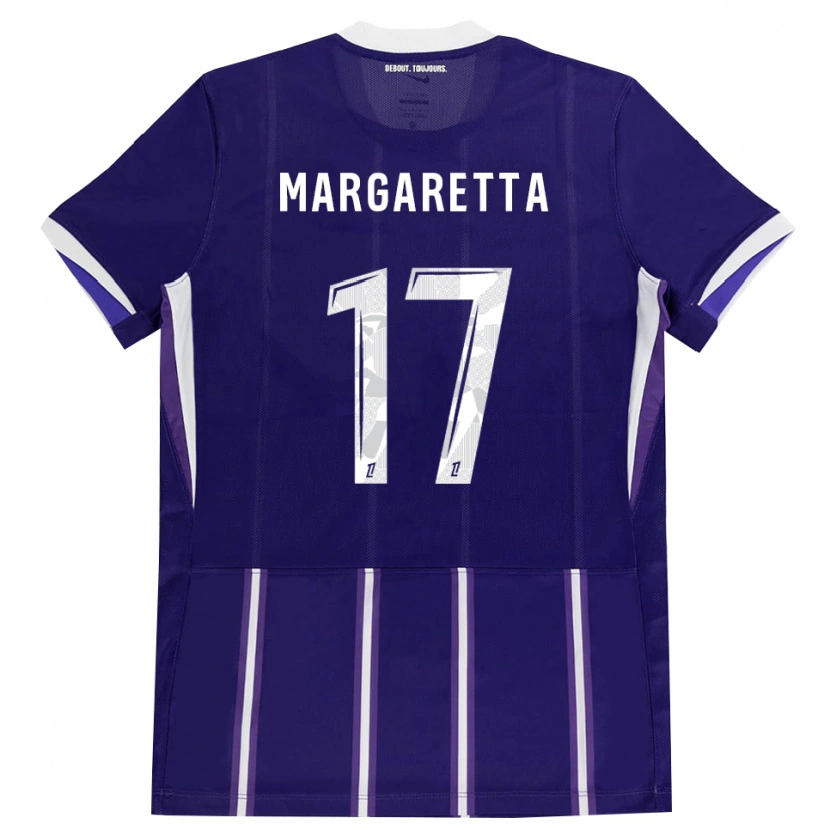 Danxen Homme Maillot Jessica Margaretta #17 Violet Blanc Tenues Domicile 2026/27 T-Shirt