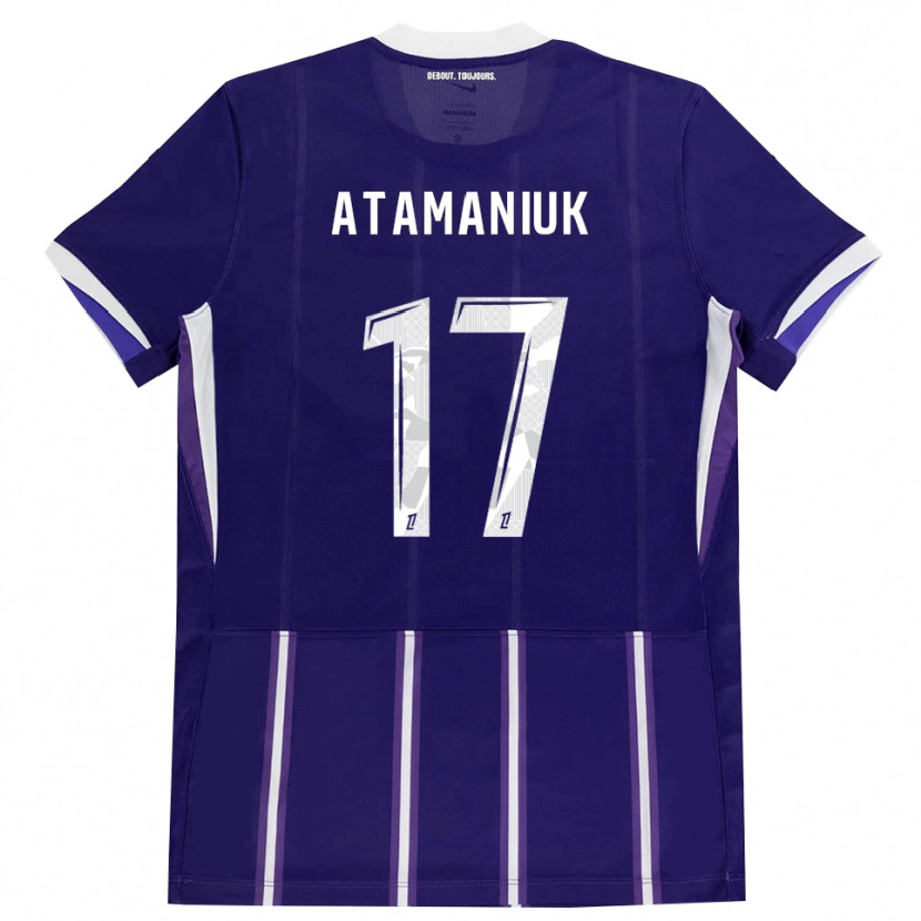 Danxen Homme Maillot Alexandra Atamaniuk #17 Violet Blanc Tenues Domicile 2026/27 T-Shirt