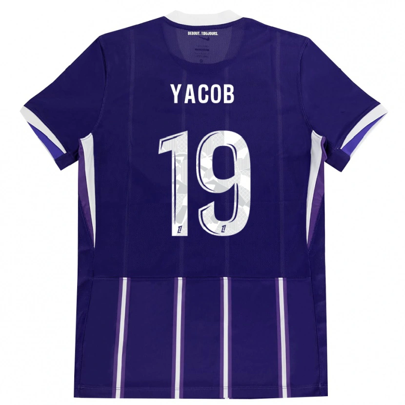 Danxen Homme Maillot Ilana Yacob #19 Violet Blanc Tenues Domicile 2026/27 T-Shirt