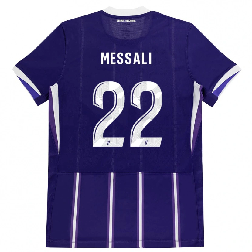 Danxen Homme Maillot Rafik Messali #22 Violet Blanc Tenues Domicile 2026/27 T-Shirt