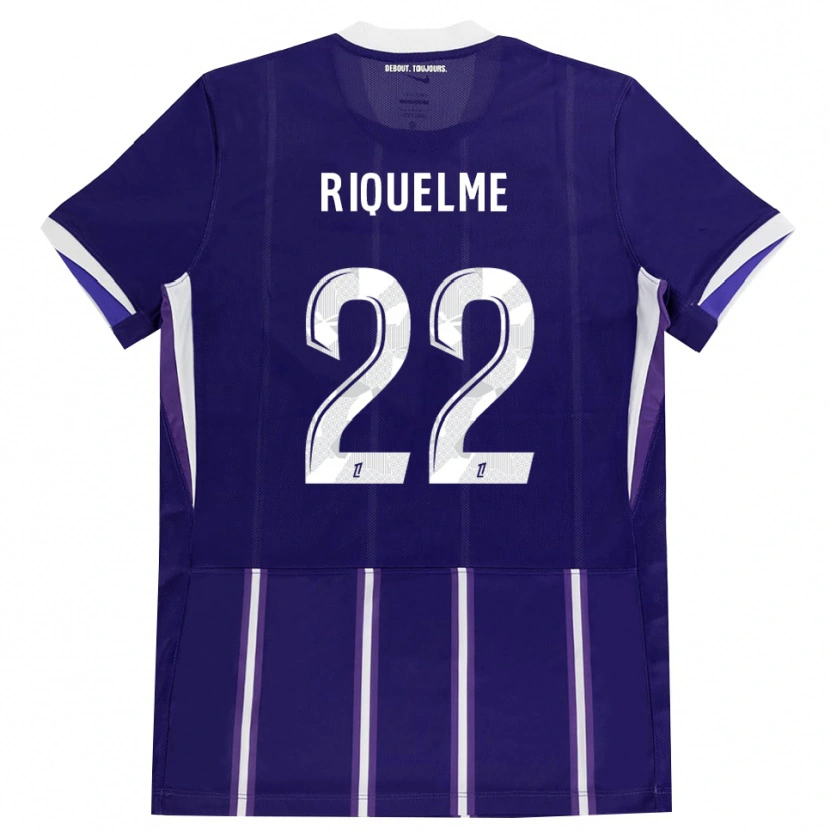 Danxen Homme Maillot Laura Riquelme #22 Violet Blanc Tenues Domicile 2026/27 T-Shirt
