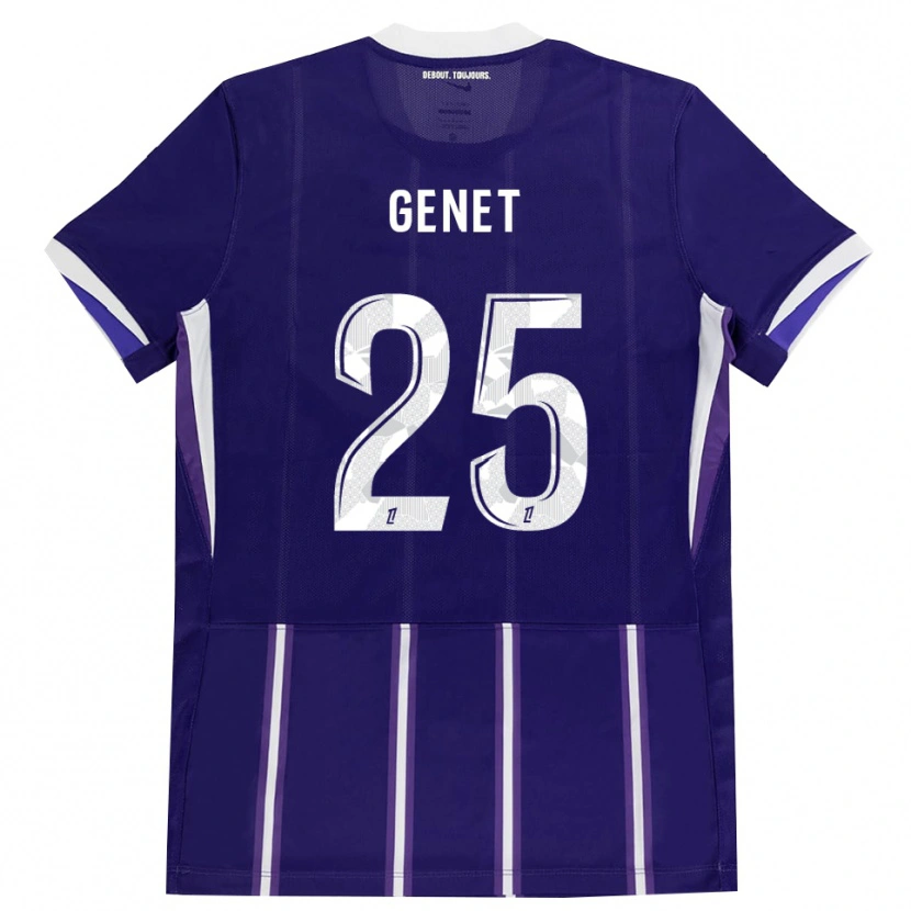 Danxen Homme Maillot Marine Genet #25 Violet Blanc Tenues Domicile 2026/27 T-Shirt