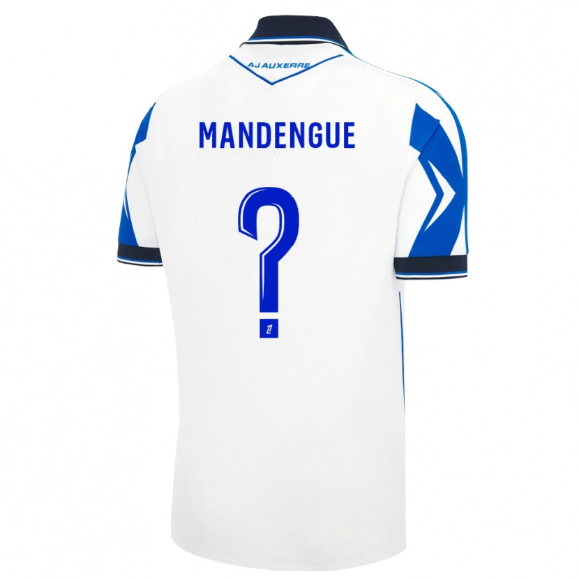 Danxen Homme Maillot Rayan Mandengue #0 Noir Blanc Bleu Tenues Domicile 2026/27 T-Shirt