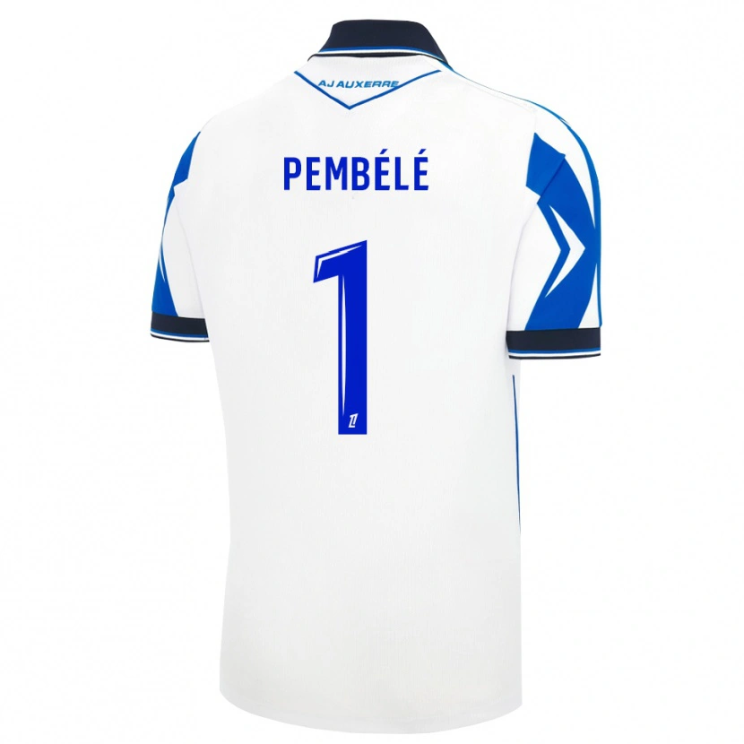 Danxen Homme Maillot Willange Pembélé #1 Noir Blanc Bleu Tenues Domicile 2026/27 T-Shirt