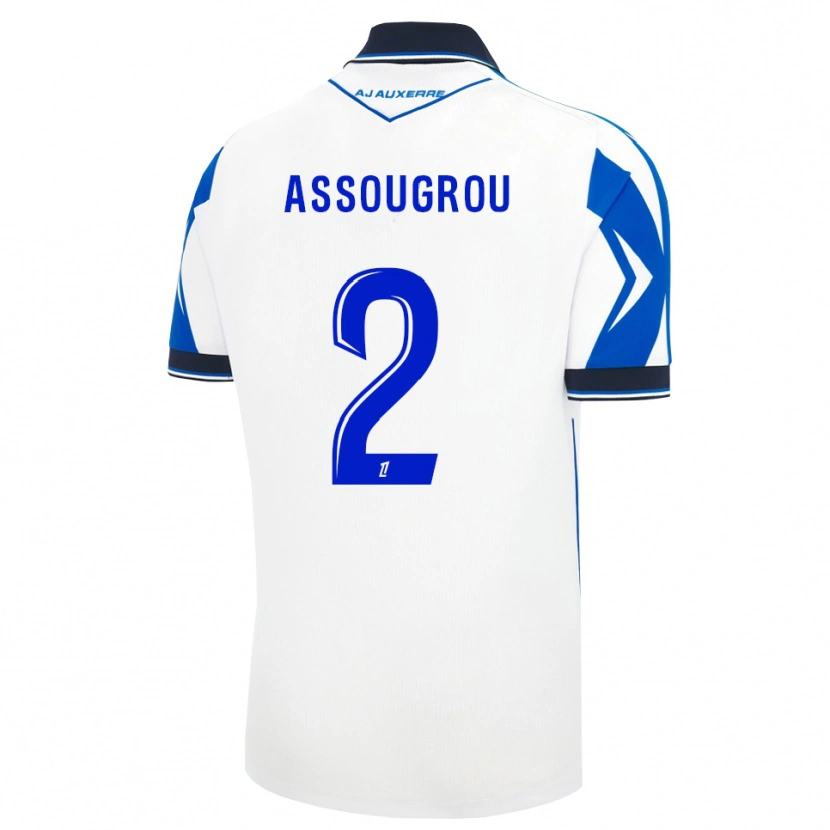 Danxen Homme Maillot Kiliane Assougrou #2 Noir Blanc Bleu Tenues Domicile 2026/27 T-Shirt