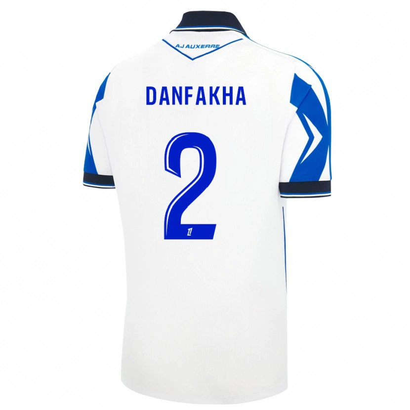 Danxen Homme Maillot Salimou Danfakha #2 Noir Blanc Bleu Tenues Domicile 2026/27 T-Shirt