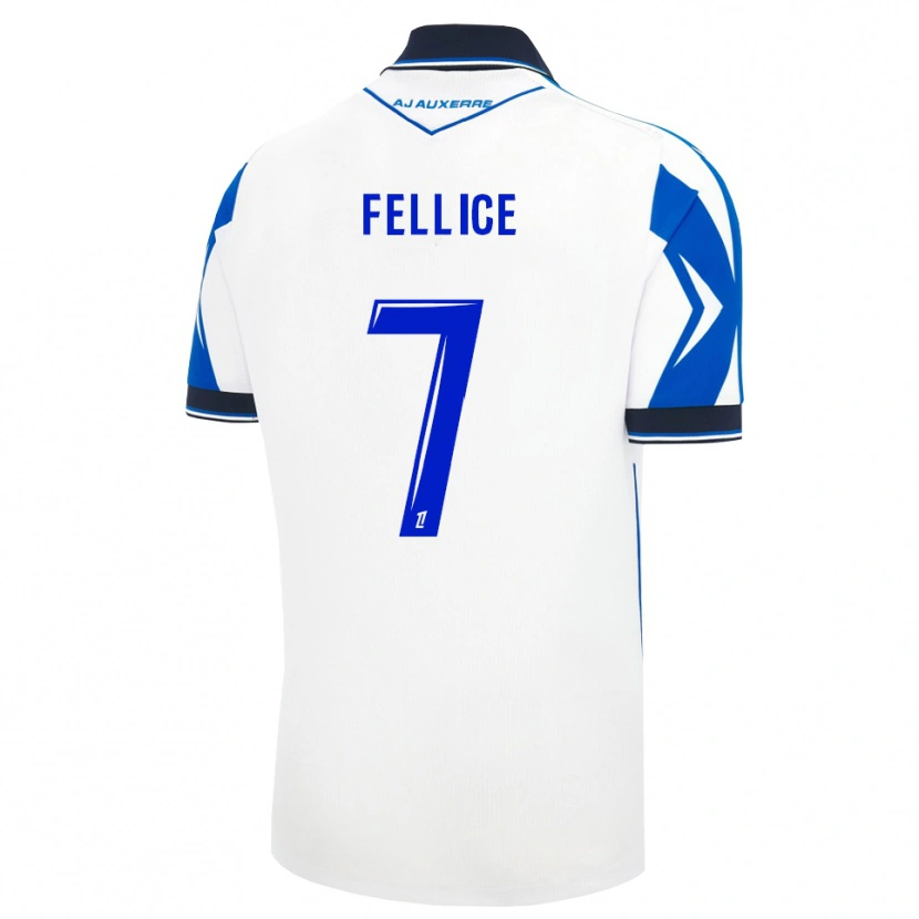 Danxen Homme Maillot Abdel-Malik Fellice #7 Noir Blanc Bleu Tenues Domicile 2026/27 T-Shirt