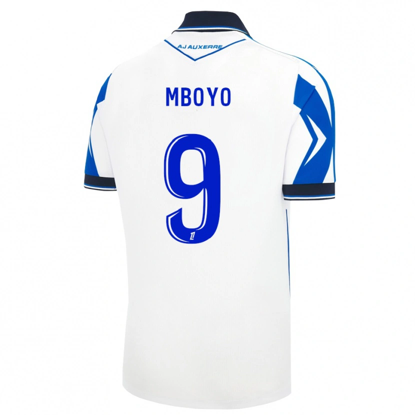 Danxen Homme Maillot Andy Mboyo #9 Noir Blanc Bleu Tenues Domicile 2026/27 T-Shirt