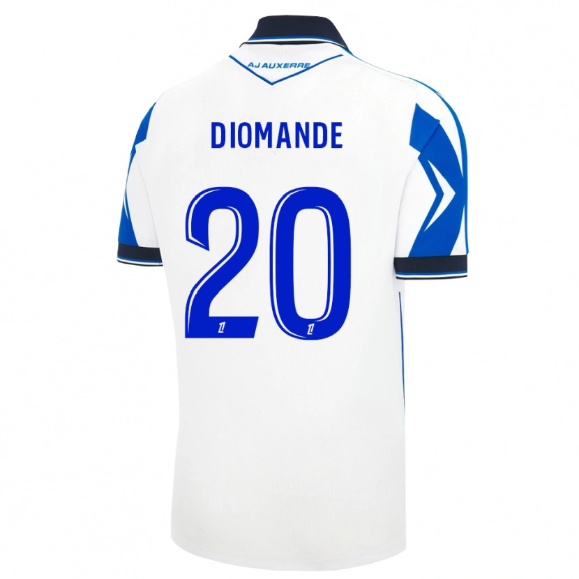 Danxen Homme Maillot Sinaly Diomandé #20 Noir Blanc Bleu Tenues Domicile 2026/27 T-Shirt