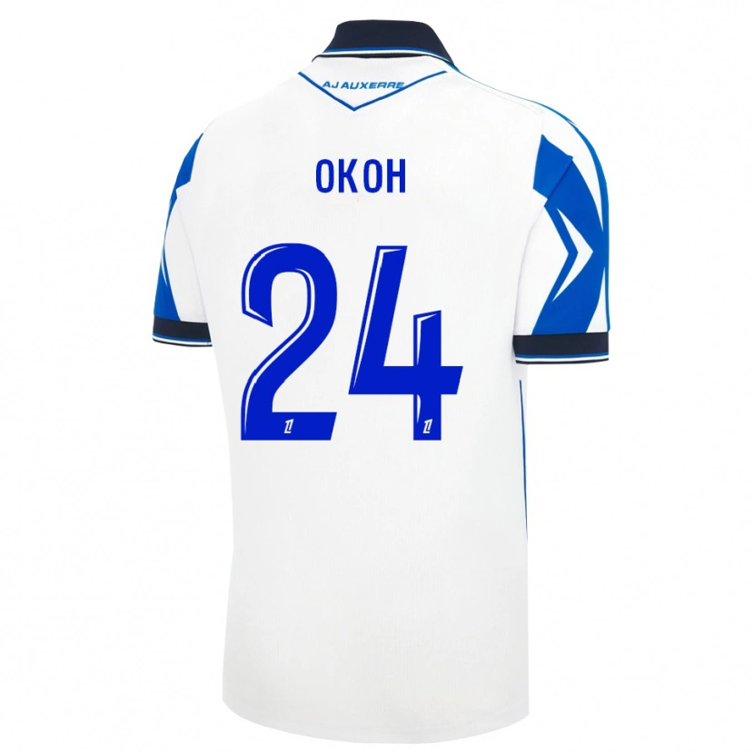 Danxen Homme Maillot Bryan Okoh #24 Noir Blanc Bleu Tenues Domicile 2026/27 T-Shirt