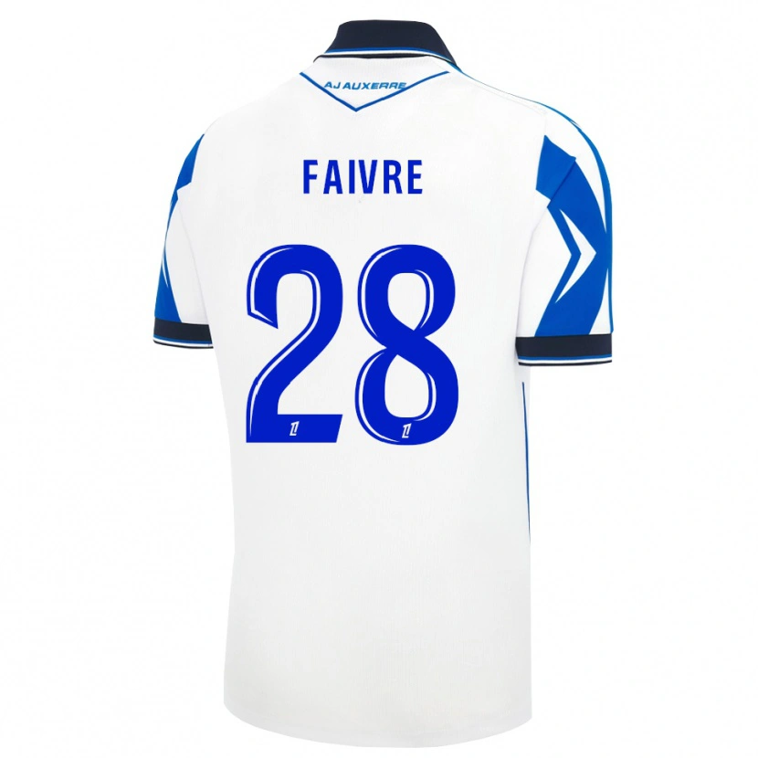 Danxen Homme Maillot Romain Faivre #28 Noir Blanc Bleu Tenues Domicile 2026/27 T-Shirt