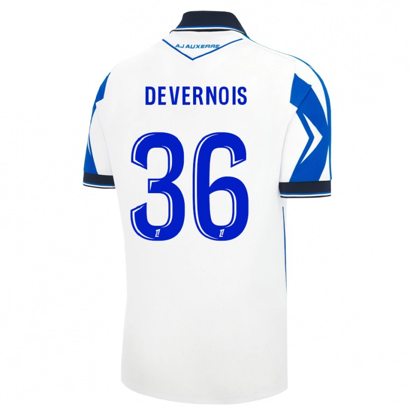 Danxen Homme Maillot Tidiane Devernois #36 Noir Blanc Bleu Tenues Domicile 2026/27 T-Shirt