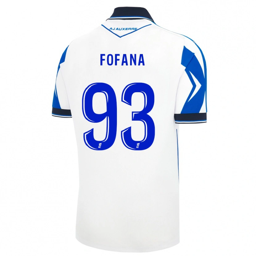 Danxen Homme Maillot Sékou Fofana #93 Noir Blanc Bleu Tenues Domicile 2026/27 T-Shirt
