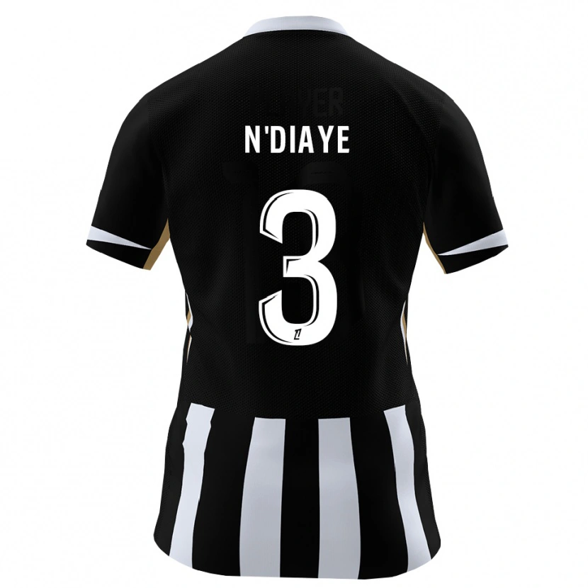 Danxen Homme Maillot Demba N'diaye #3 Noir Bleu Tenues Domicile 2026/27 T-Shirt