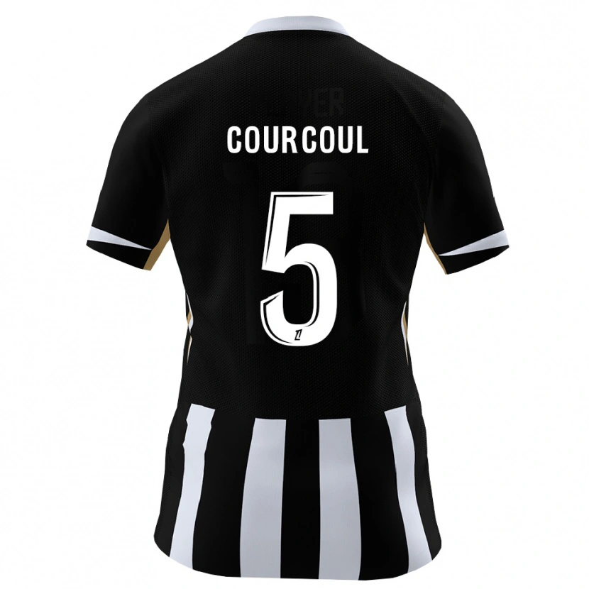 Danxen Homme Maillot Marius Courcoul #5 Noir Bleu Tenues Domicile 2026/27 T-Shirt