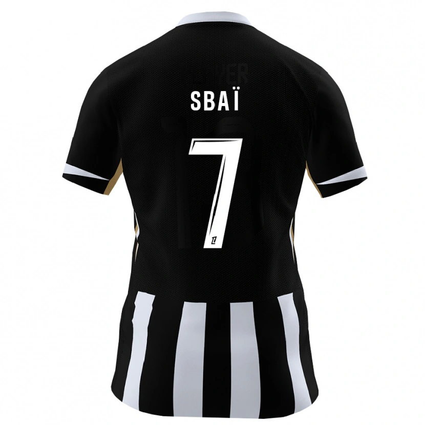 Danxen Homme Maillot Amine Sbaï #7 Noir Bleu Tenues Domicile 2026/27 T-Shirt