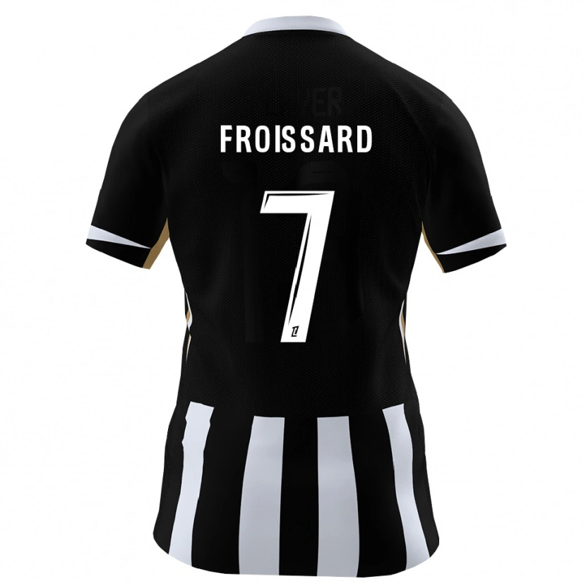 Danxen Homme Maillot Kévine Froissard #7 Noir Bleu Tenues Domicile 2026/27 T-Shirt