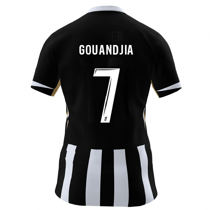 Danxen Homme Maillot Andy Gouandjia #7 Noir Bleu Tenues Domicile 2026/27 T-Shirt