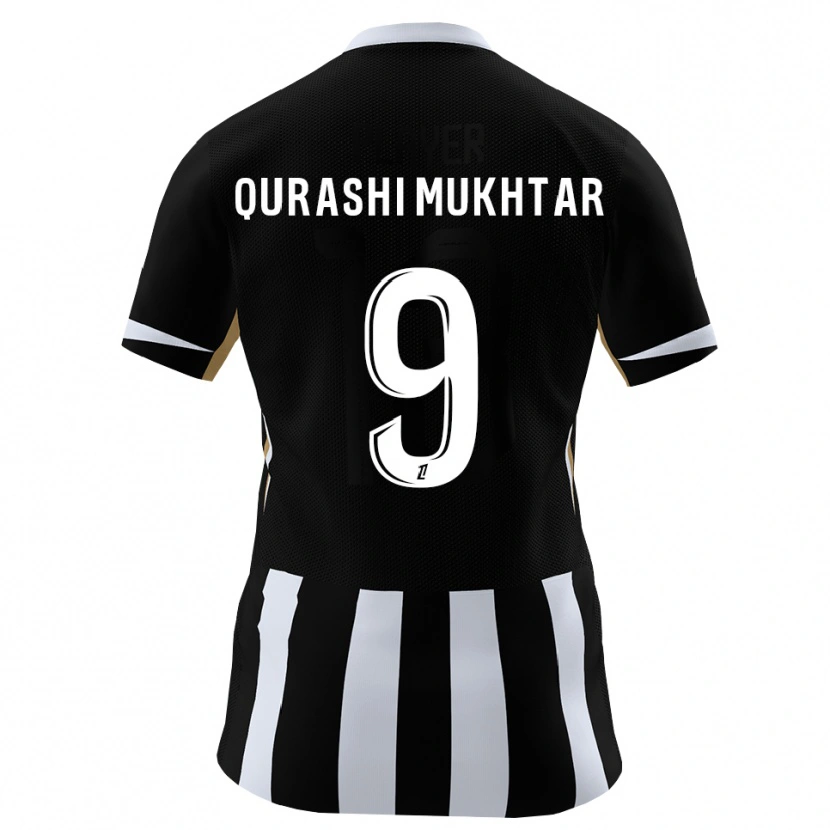 Danxen Homme Maillot Awab Mukhtar #9 Noir Bleu Tenues Domicile 2026/27 T-Shirt