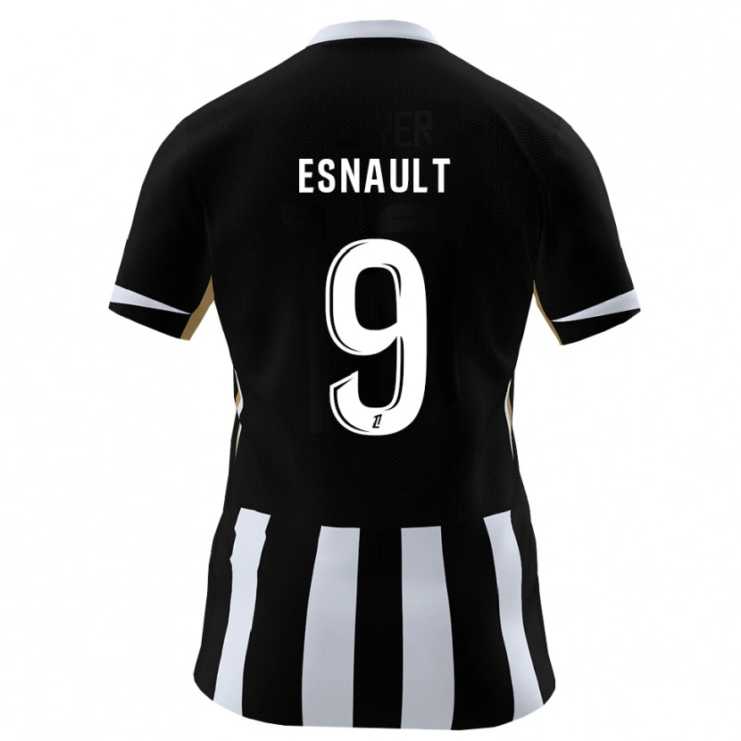 Danxen Homme Maillot Joshua Esnault #9 Noir Bleu Tenues Domicile 2026/27 T-Shirt