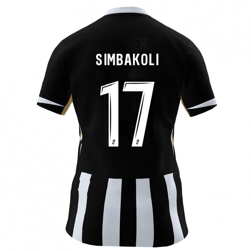 Danxen Homme Maillot Usman Simbakoli #17 Noir Bleu Tenues Domicile 2026/27 T-Shirt