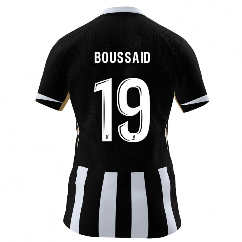 Danxen Homme Maillot Willsem Boussaid #19 Noir Bleu Tenues Domicile 2026/27 T-Shirt