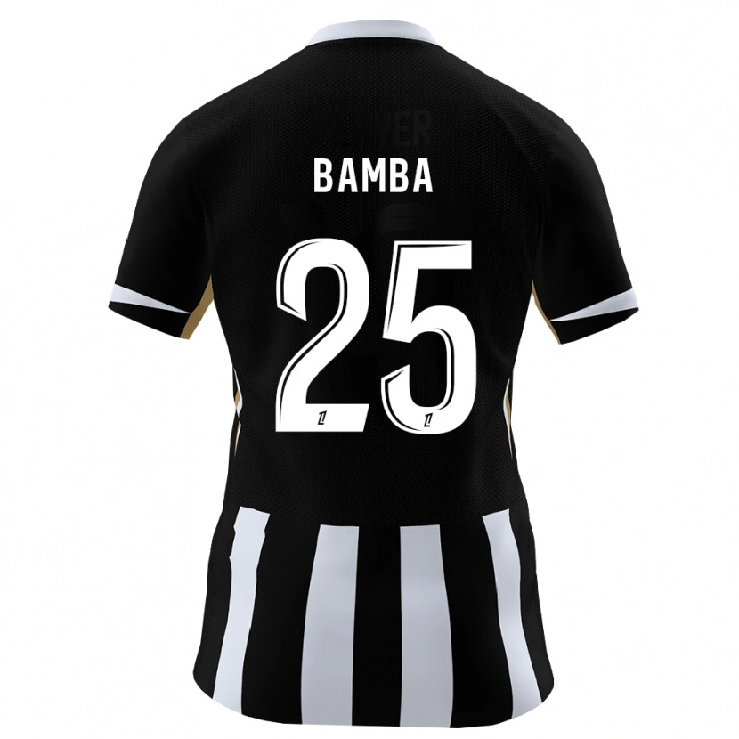 Danxen Homme Maillot Abdoulaye Bamba #25 Noir Bleu Tenues Domicile 2026/27 T-Shirt