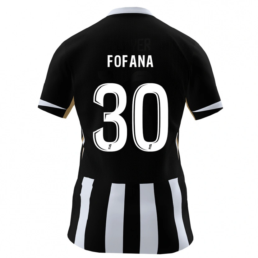 Danxen Homme Maillot Yahia Fofana #30 Noir Bleu Tenues Domicile 2026/27 T-Shirt