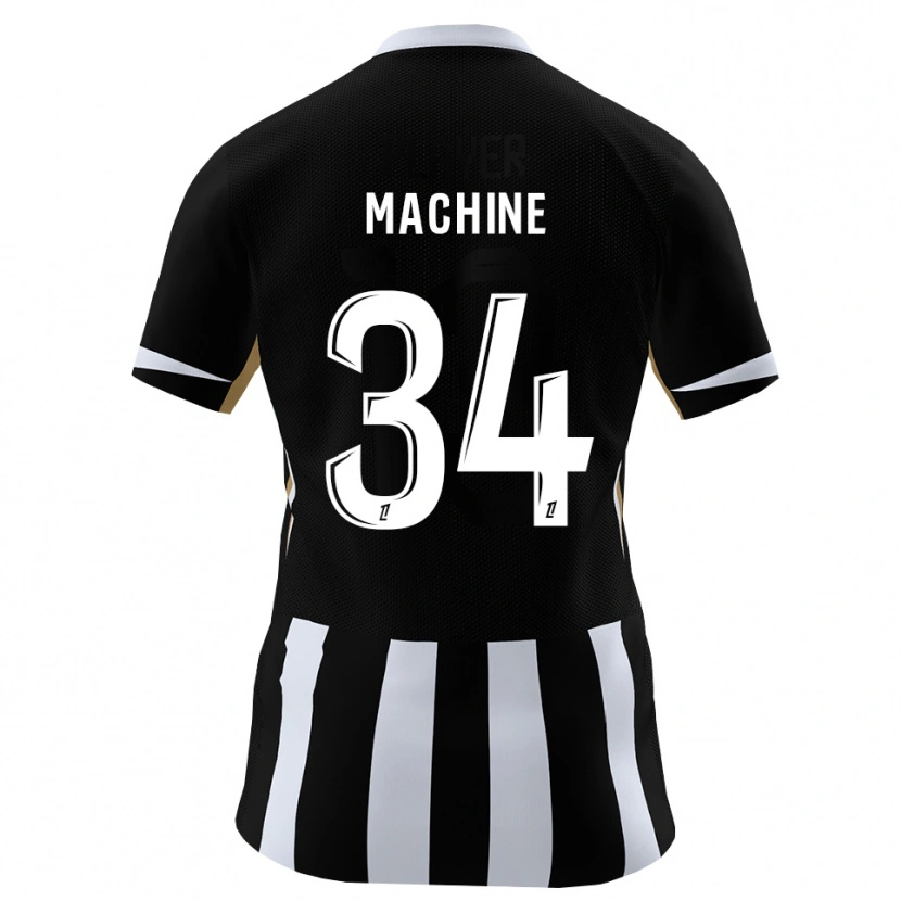 Danxen Homme Maillot Lanroy Machine #34 Noir Bleu Tenues Domicile 2026/27 T-Shirt