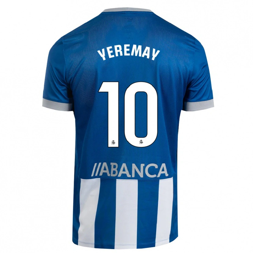Danxen Homme Maillot Yeremay Hernández #10 Bleu Gris Blanc Tenues Domicile 2026/27 T-Shirt