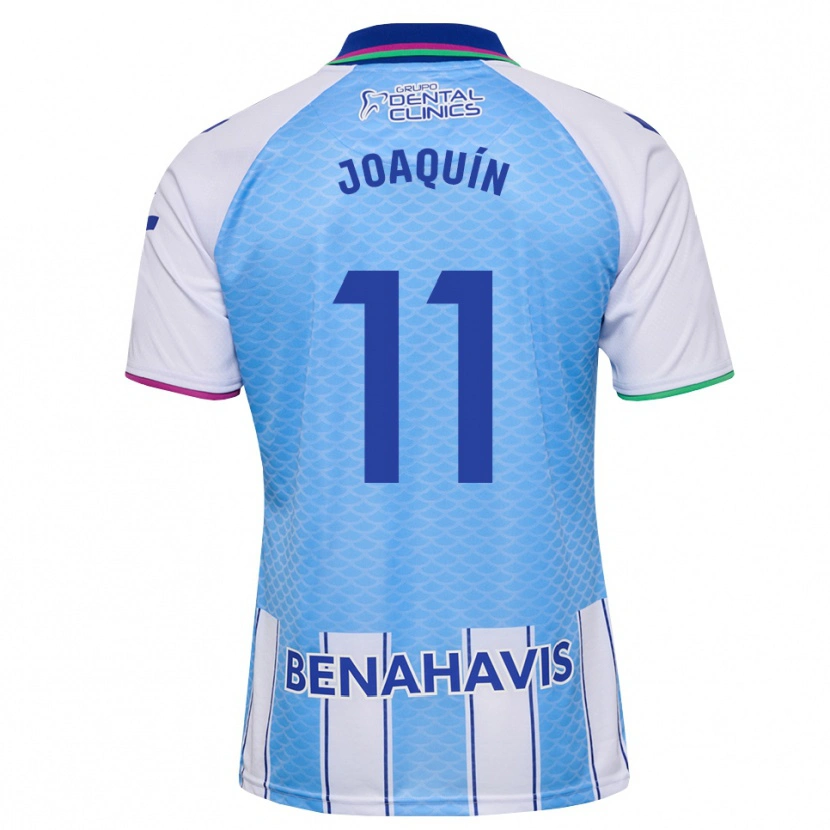 Danxen Homme Maillot Joaquín Muñoz #11 Bleu Ciel Profond Blanc Tenues Domicile 2026/27 T-Shirt