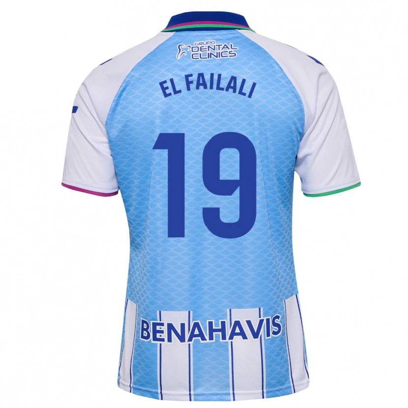 Danxen Homme Maillot Alí El Failali #19 Bleu Ciel Profond Blanc Tenues Domicile 2026/27 T-Shirt