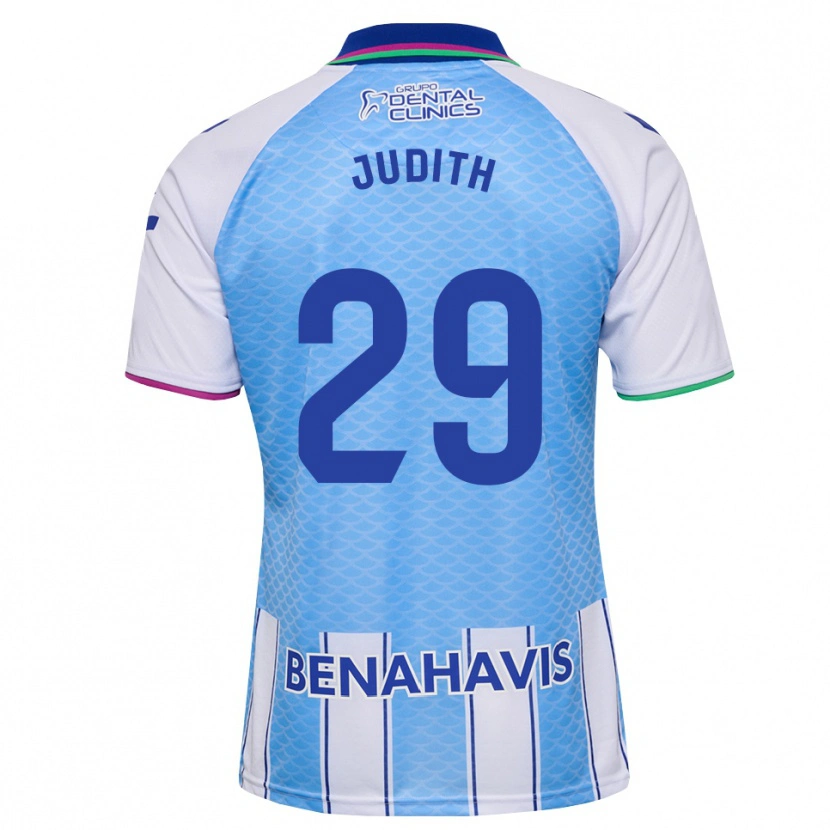 Danxen Homme Maillot Judith Ruiz Torres #29 Bleu Ciel Profond Blanc Tenues Domicile 2026/27 T-Shirt