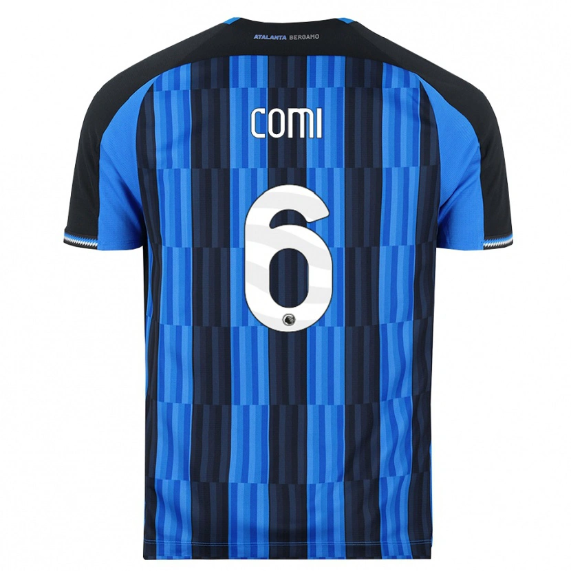 Danxen Homme Maillot Pietro Comi #6 Bleu Noir Rouge Tenues Domicile 2026/27 T-Shirt