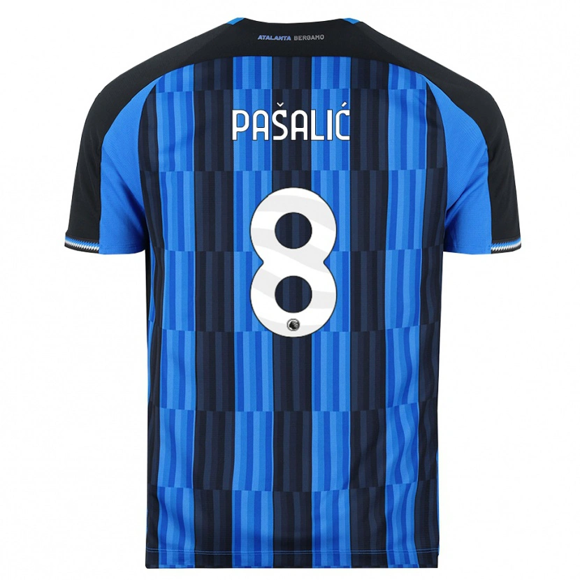 Danxen Homme Maillot Mario Pašalić #8 Bleu Noir Rouge Tenues Domicile 2026/27 T-Shirt