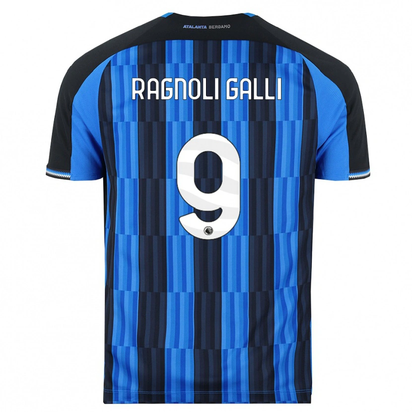 Danxen Homme Maillot Federico Ragnoli Galli #9 Bleu Noir Rouge Tenues Domicile 2026/27 T-Shirt