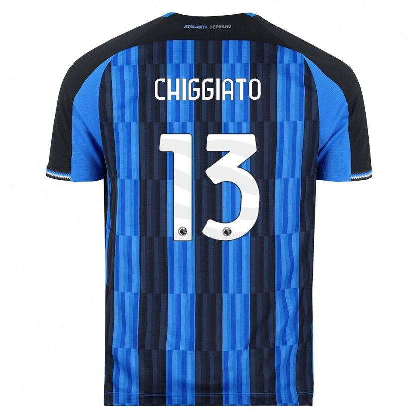 Danxen Homme Maillot Gabriele Chiggiato #13 Bleu Noir Rouge Tenues Domicile 2026/27 T-Shirt