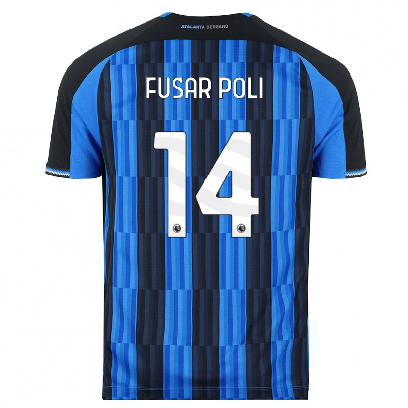 Danxen Homme Maillot Giulia Fusar Poli #14 Bleu Noir Rouge Tenues Domicile 2026/27 T-Shirt