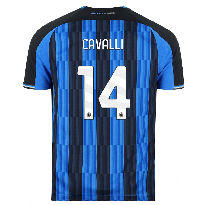 Danxen Homme Maillot Tommaso Cavalli #14 Bleu Noir Rouge Tenues Domicile 2026/27 T-Shirt
