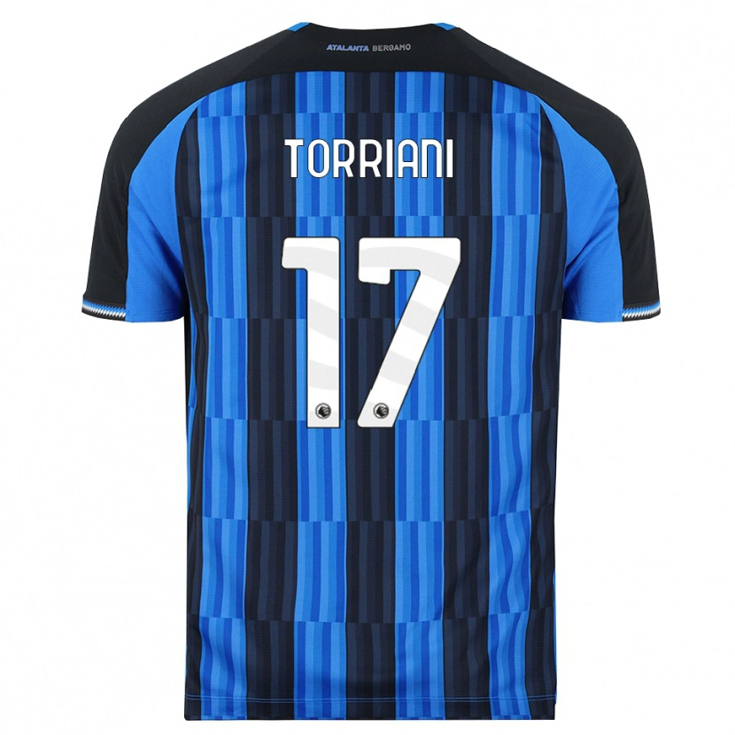 Danxen Homme Maillot Andrea Torriani #17 Bleu Noir Rouge Tenues Domicile 2026/27 T-Shirt