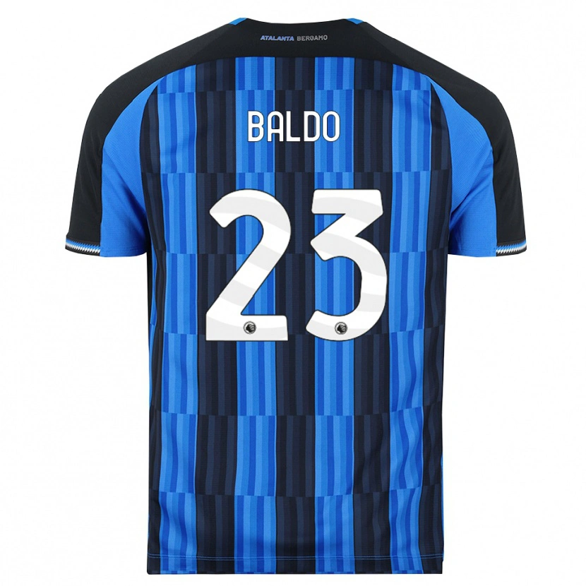 Danxen Homme Maillot Nicolò Baldo #23 Bleu Noir Rouge Tenues Domicile 2026/27 T-Shirt