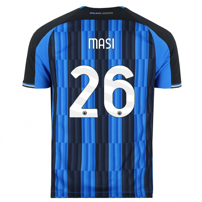 Danxen Homme Maillot Alberto Masi #26 Bleu Noir Rouge Tenues Domicile 2026/27 T-Shirt