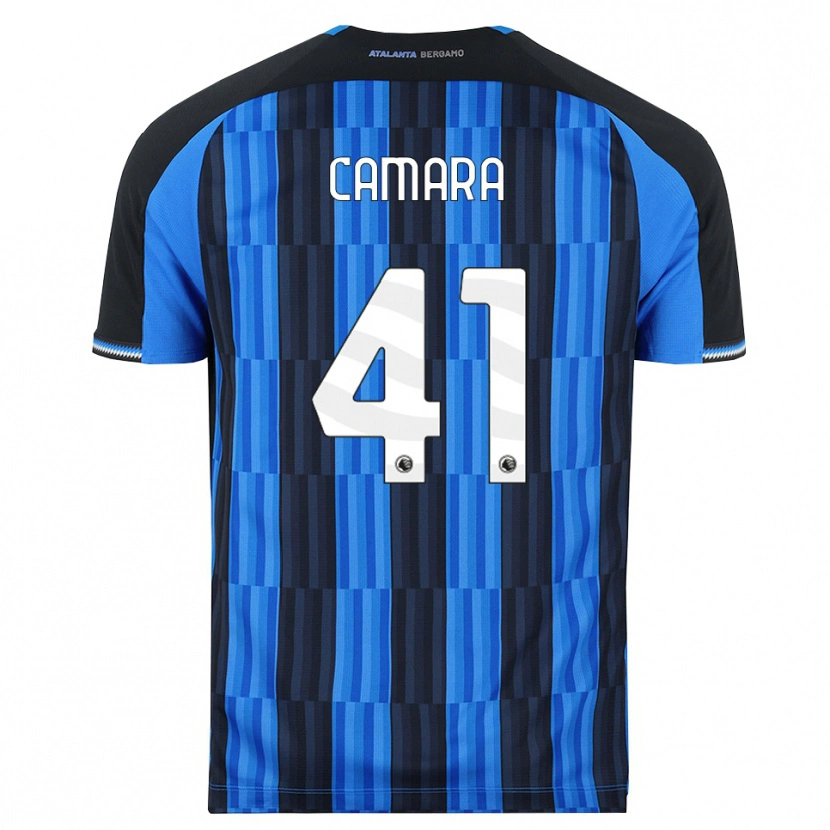 Danxen Homme Maillot Ibrahima Camara #41 Bleu Noir Rouge Tenues Domicile 2026/27 T-Shirt