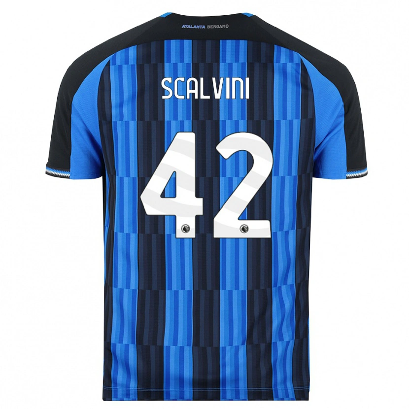 Danxen Homme Maillot Giorgio Scalvini #42 Bleu Noir Rouge Tenues Domicile 2026/27 T-Shirt