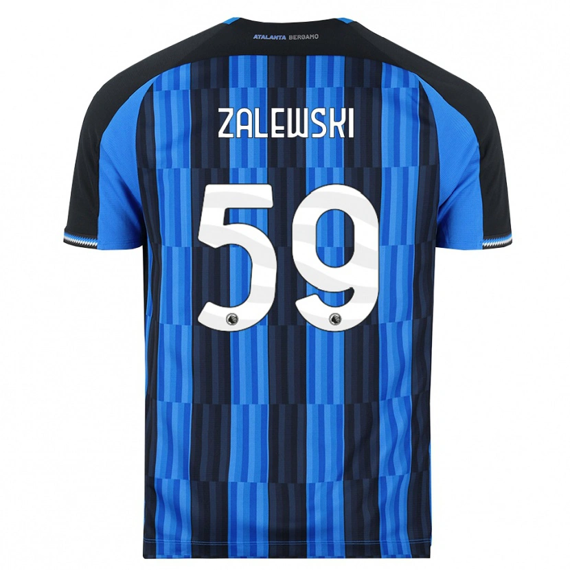 Danxen Homme Maillot Nicola Zalewski #59 Bleu Noir Rouge Tenues Domicile 2026/27 T-Shirt