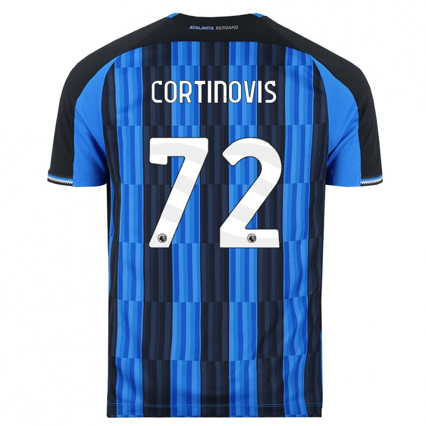 Danxen Homme Maillot Alessandro Cortinovis #72 Bleu Noir Rouge Tenues Domicile 2026/27 T-Shirt